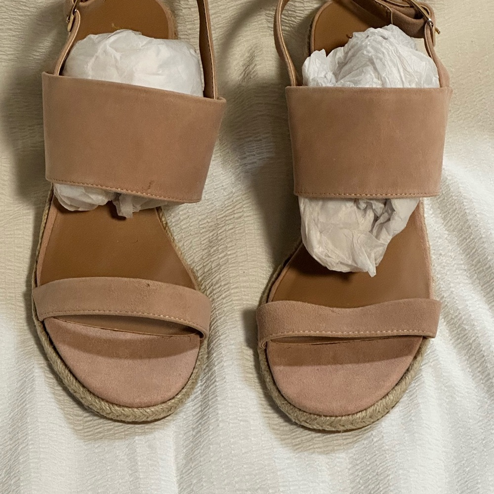 Women Shoes Spring And Summer Wedge Heel Peep Toe Fashion, size 8 1/2